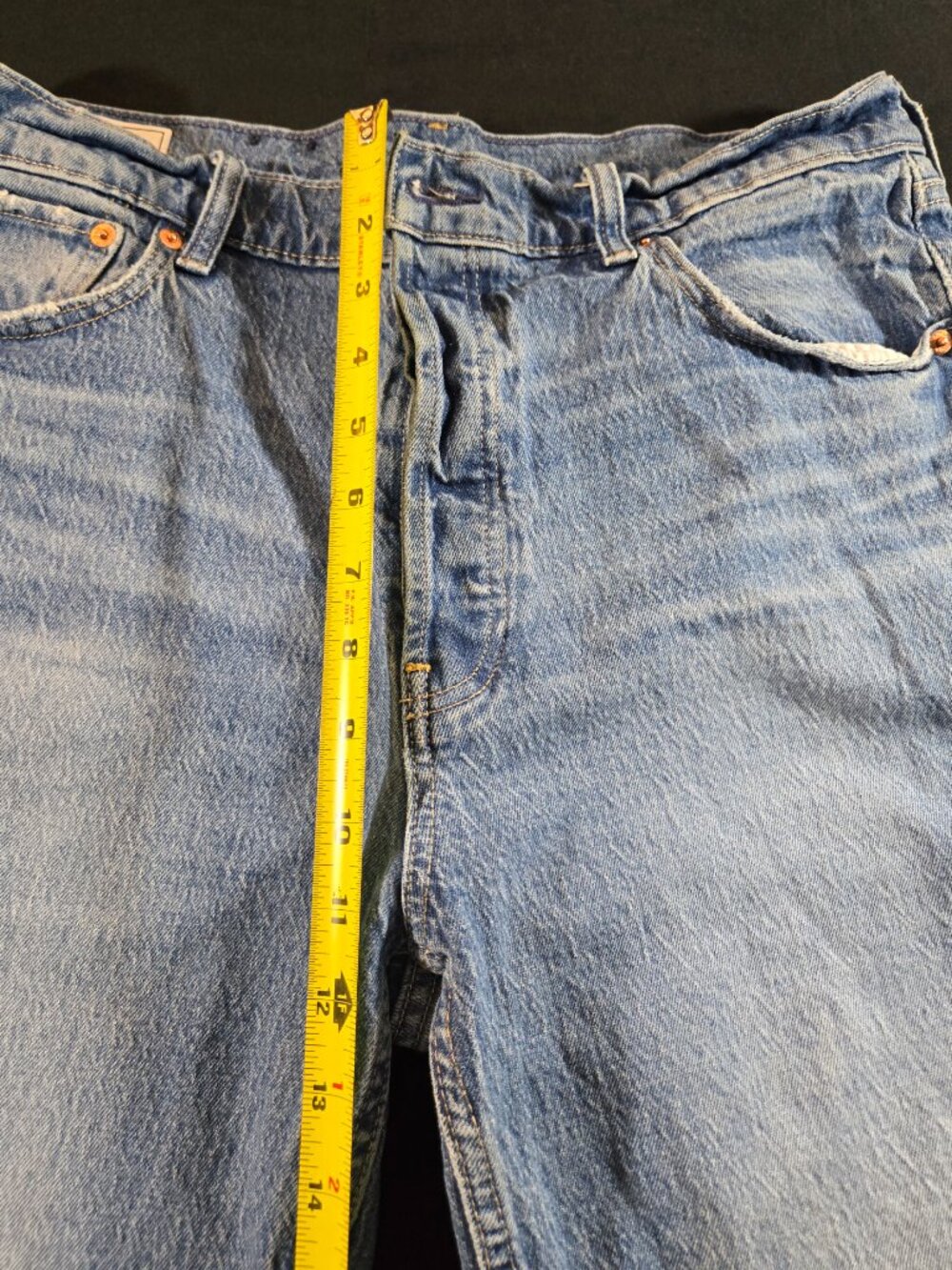 Gap Women's Cheeky Straight High Rise Jeans 14R - Picture 5 of 10
